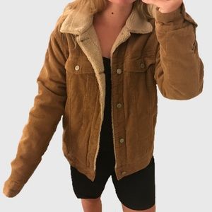 Brandy Melville John Galt Brown Coat